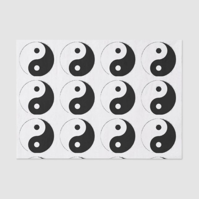 Ying Yang Gift Wrap Tissue Paper (Front)