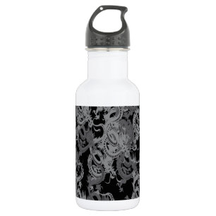 Ying Yang Grey Dragons 532 Ml Water Bottle