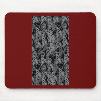 Ying Yang Grey Dragons Mouse Pad