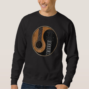 Ying Yang Guitar Pick Guitarist Guitar Guita Boys Sweatshirt
