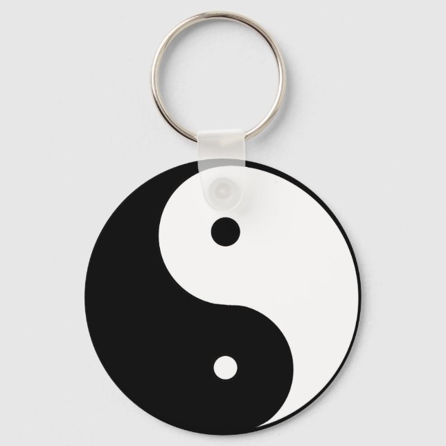 Ying & Yang Key Chain. Ring (Front)