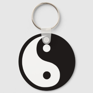 ying yang key ring