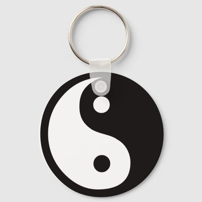 ying yang key ring (Front)