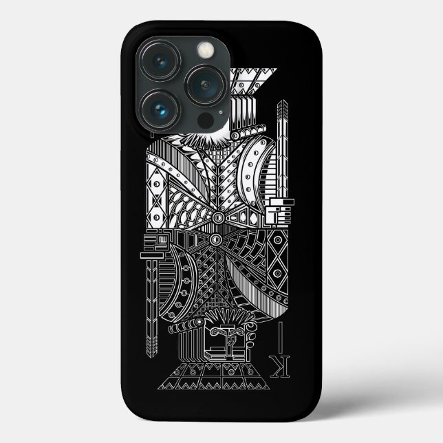 Ying Yang King Case-Mate iPhone Case (Back)