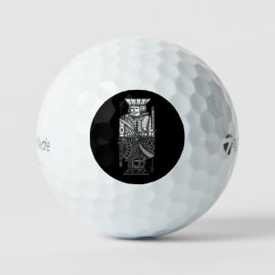 Ying Yang King Golf Balls