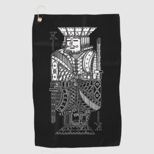 Ying Yang King Golf Towel