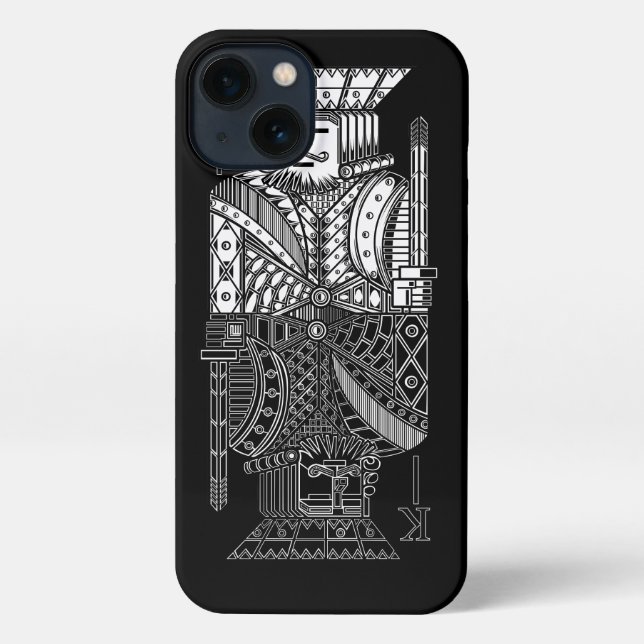 Ying Yang King iPhone Case (Back)