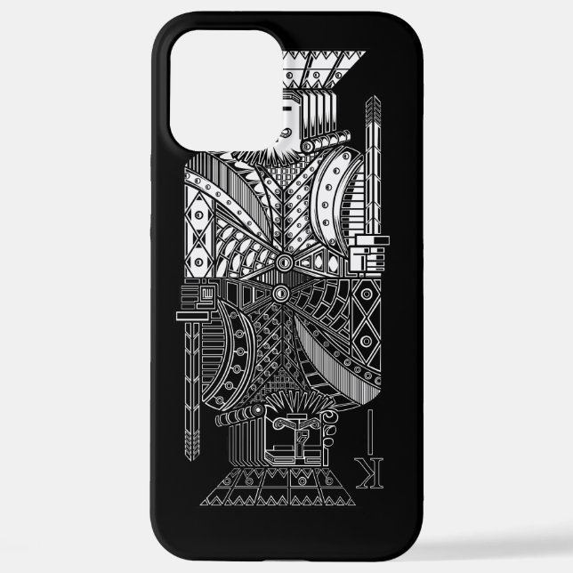 Ying Yang King iPhone Case (Back)