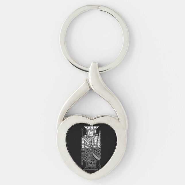Ying Yang King Key Ring (Front)