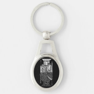 Ying Yang King Key Ring