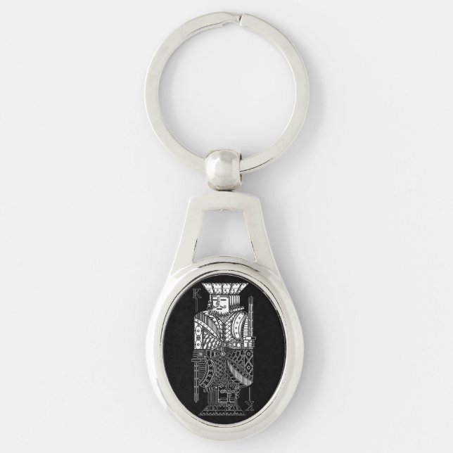 Ying Yang King Key Ring (Front)