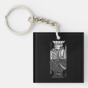 Ying Yang King Key Ring