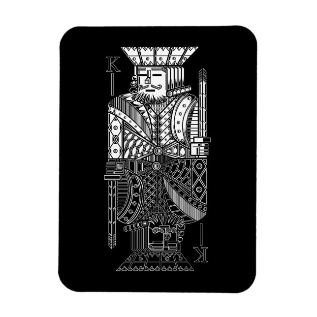 Ying Yang King Magnet (Vertical)