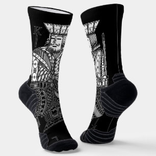 Ying Yang King Socks