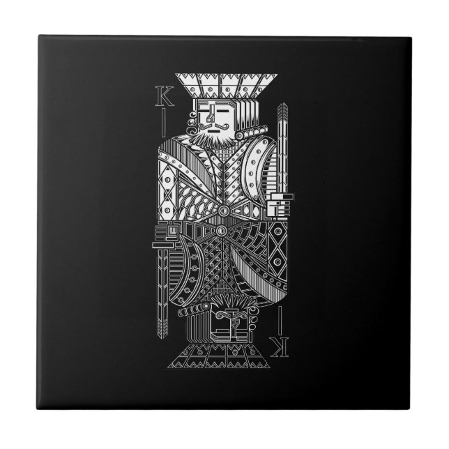 Ying Yang King Tile (Front)