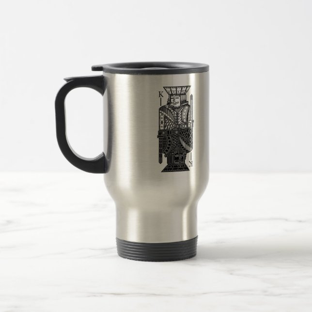 Ying Yang King Travel Mug (Left)