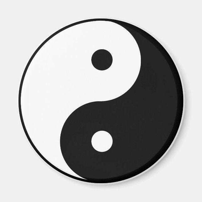 YING-YANG magnet (round) (Front)