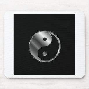Ying yang mouse pad