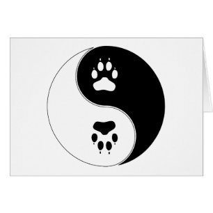 Ying Yang Paw Print