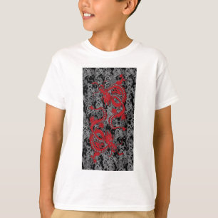 Ying Yang Red Dragons T-Shirt
