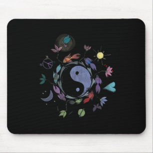 Ying Yang Shirt, Tai Chi T Shirt Design Mouse Pad