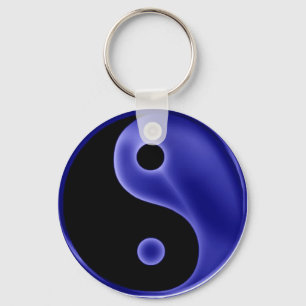 YingYang-blue Key Ring