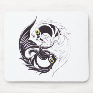 YingYang Koi Mouse Pad