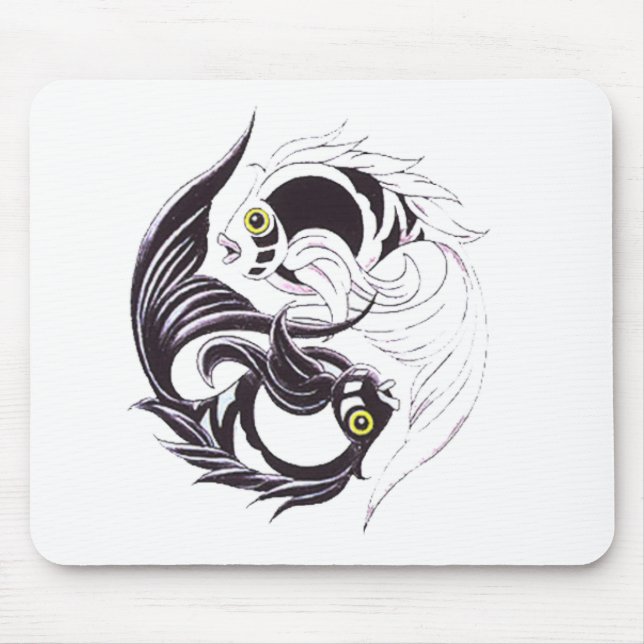 YingYang Koi Mouse Pad (Front)