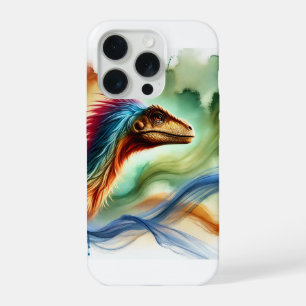 Yinlong Dinosaur 110924AREF107 - Watercolor iPhone 15 Pro Case