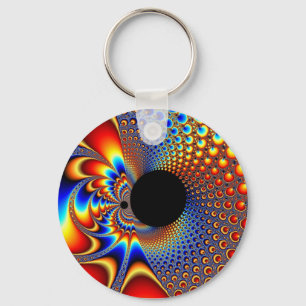 YinYang Big Bang - Fractal Keychain