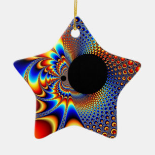 YinYang BigBang Christmas Fractal Ceramic Tree Decoration