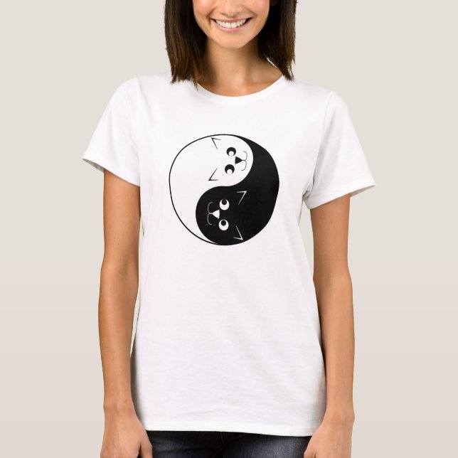 YinYang Cats T-Shirt (Front)