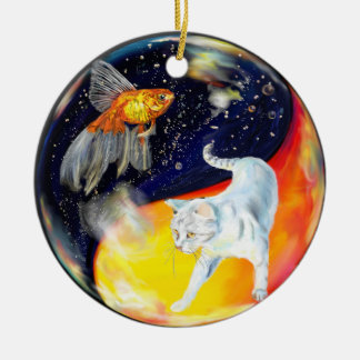 Yinyang Ceramic Tree Decoration