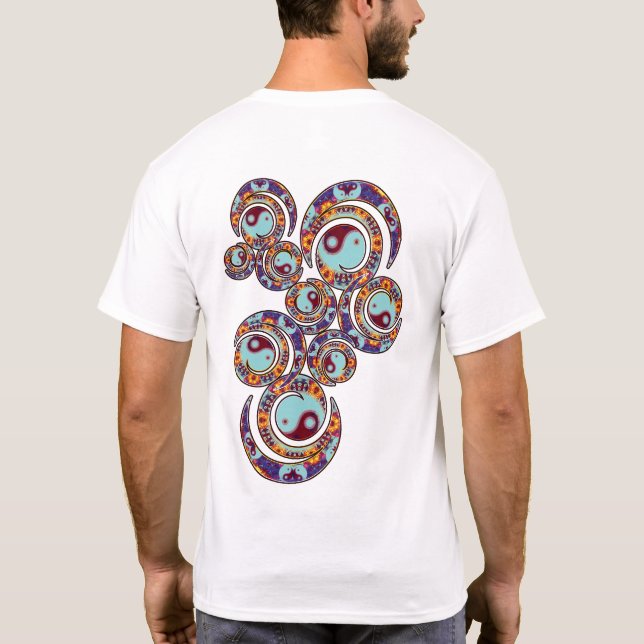 YinYang Marble Swirls Shirt (Back)