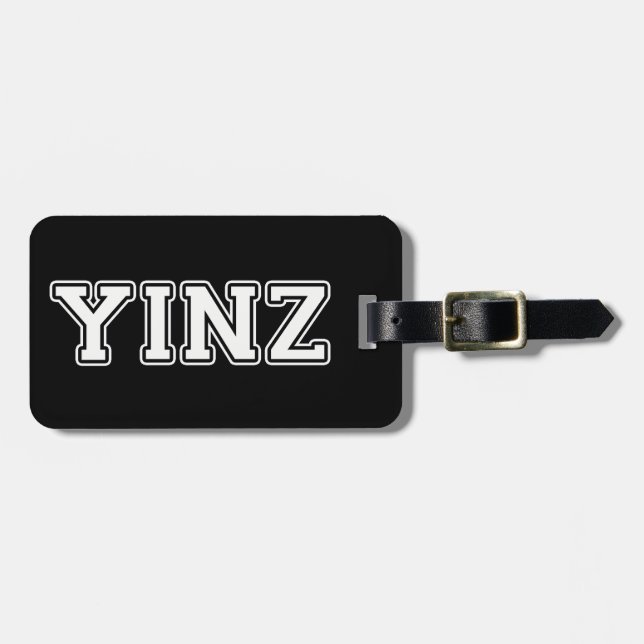 Yinz Luggage Tag (Front Horizontal)