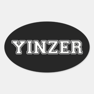 Yinzer Oval Sticker