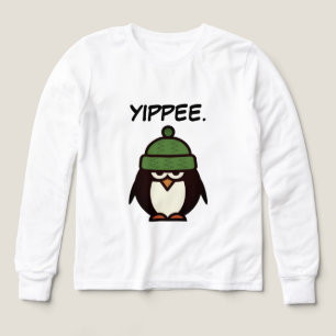 Yippee funny sarcastic penguin cartoon kid's