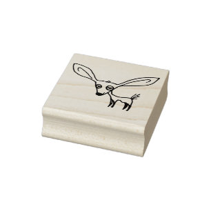 Yipper the Chihuahua Rubber Stamp