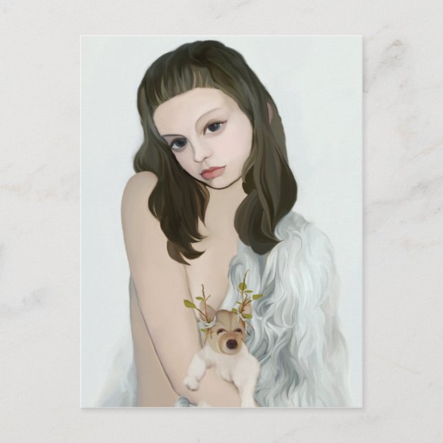 yips doggirl postcard (Front)