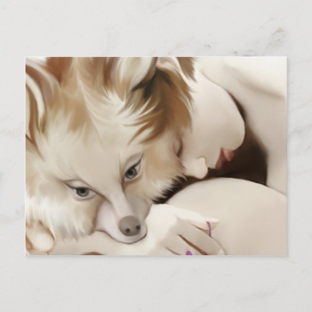 yips foxgirl postcard (Front)