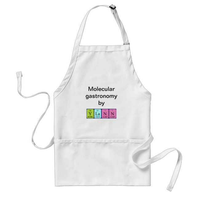 Ylann periodic table name apron (Front)