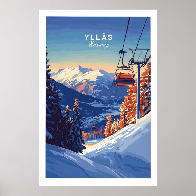 Ylläs Ski Lift Poster 1 (Front)