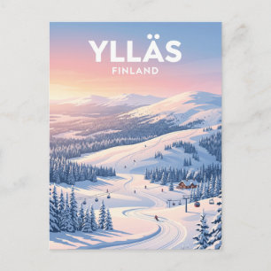 Ylläs Ski Resort Finland Postcard
