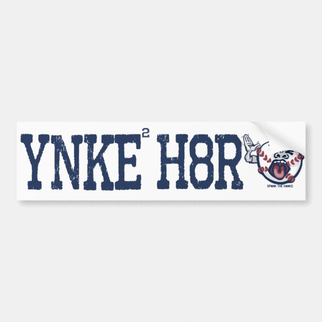 YNKEE H8R BUMPER STICKER (Front)