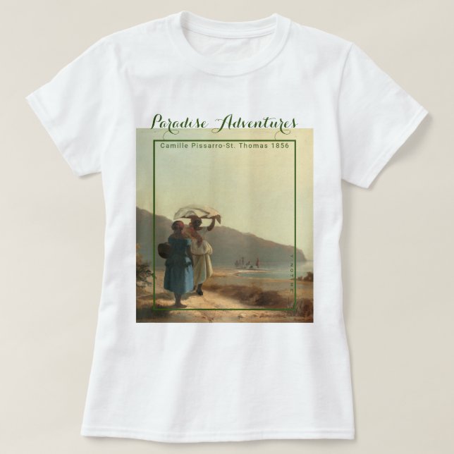 YNOTME PARADISE ADVENTURES PISSARRO T-Shirt (Design Front)