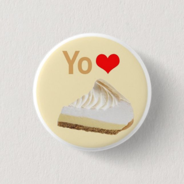 Yo <3 Lemon Pie 3 Cm Round Badge (Front)