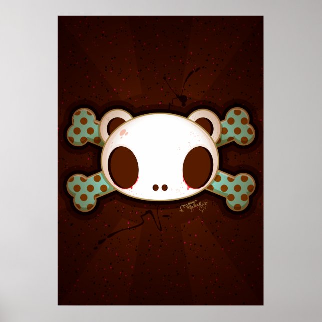 Yo Amo La Leche "Panda Skull" Poster (Front)