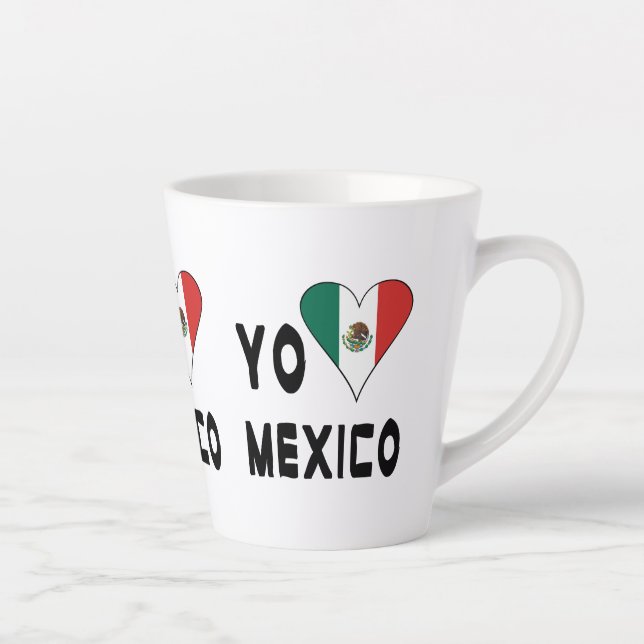 Yo Amo Mexico Latte Mug (Right)