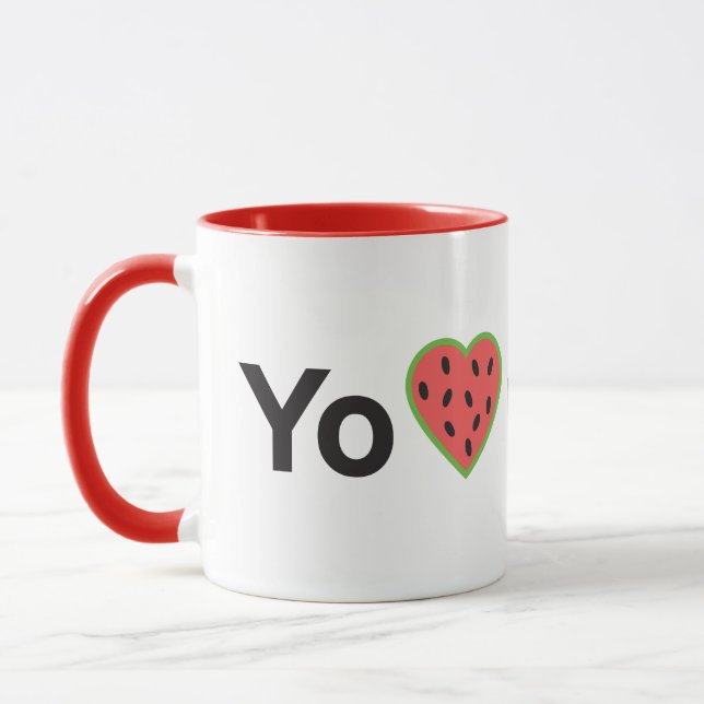 Yo Amo Patilla Two-tone Coffee Mug (Left)
