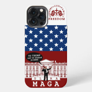 YO Come Back Trump 2024 Whitehouse ULTRA MAGA iPhone 13 Pro Max Case